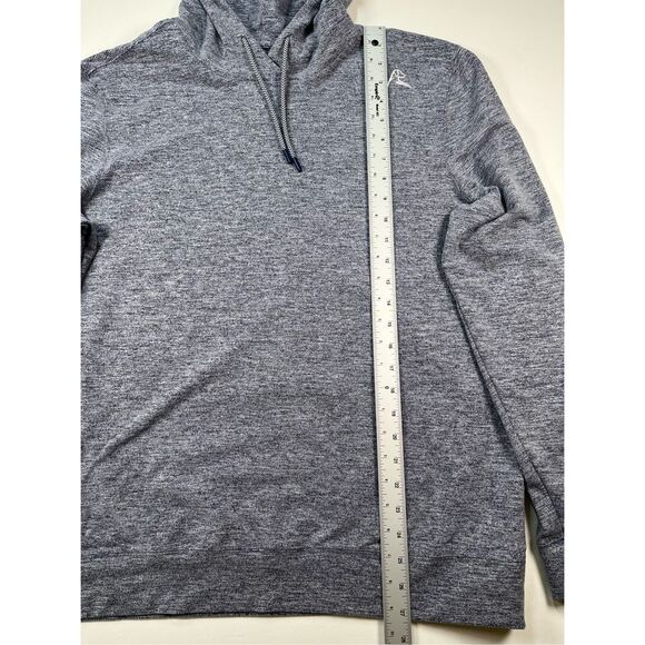 Rhoback Performance Hoodie Gray Hesi Size Large Pullover Athletic *Embroidered - Picture 8 of 11